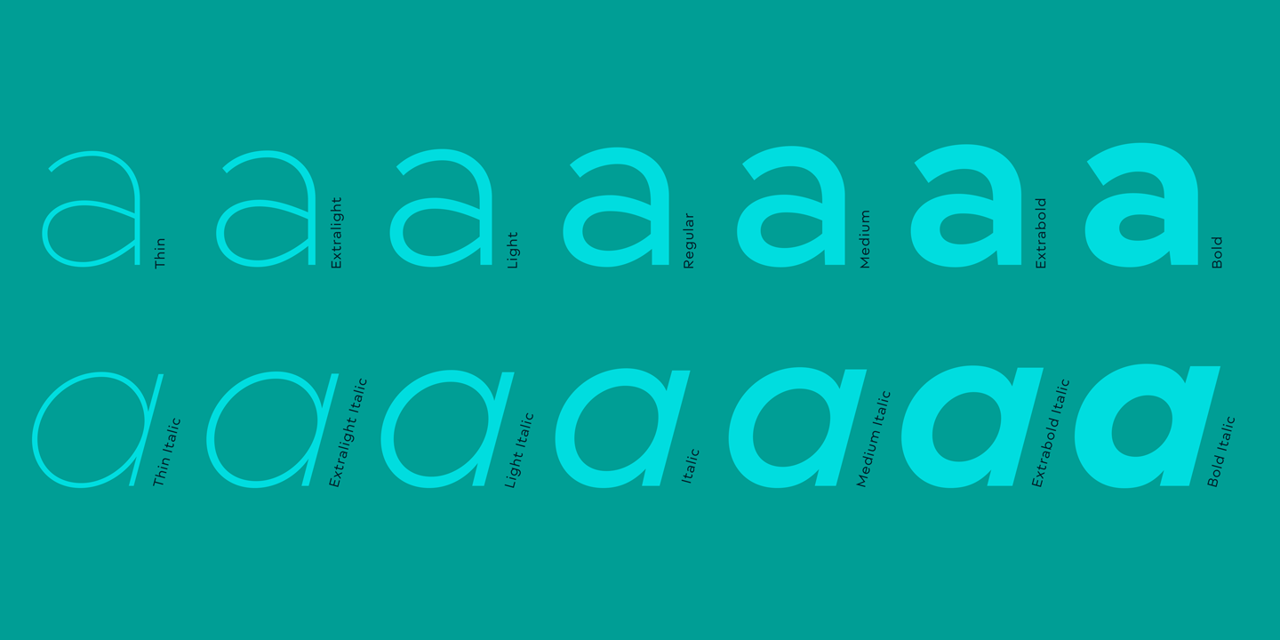 Пример шрифта Matteo Semi bold Italic