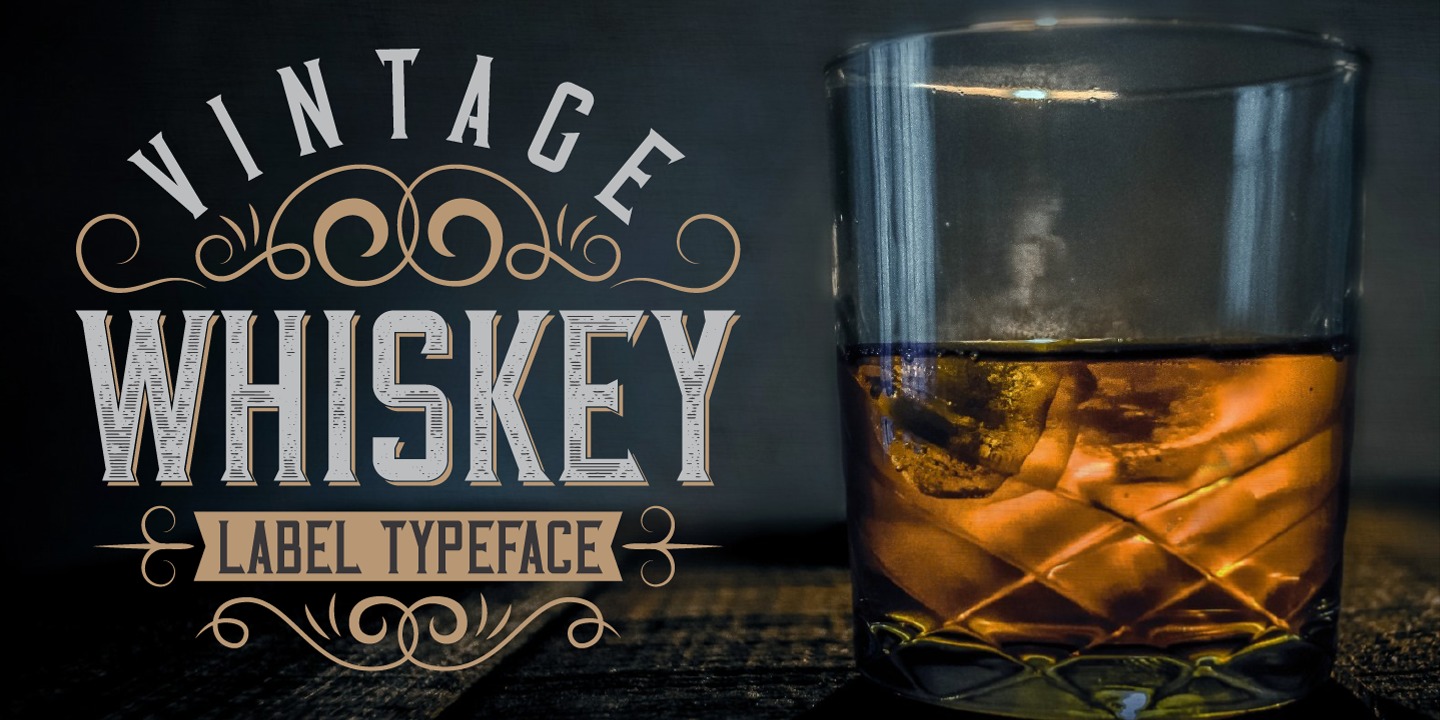 Пример шрифта Vintage Whiskey