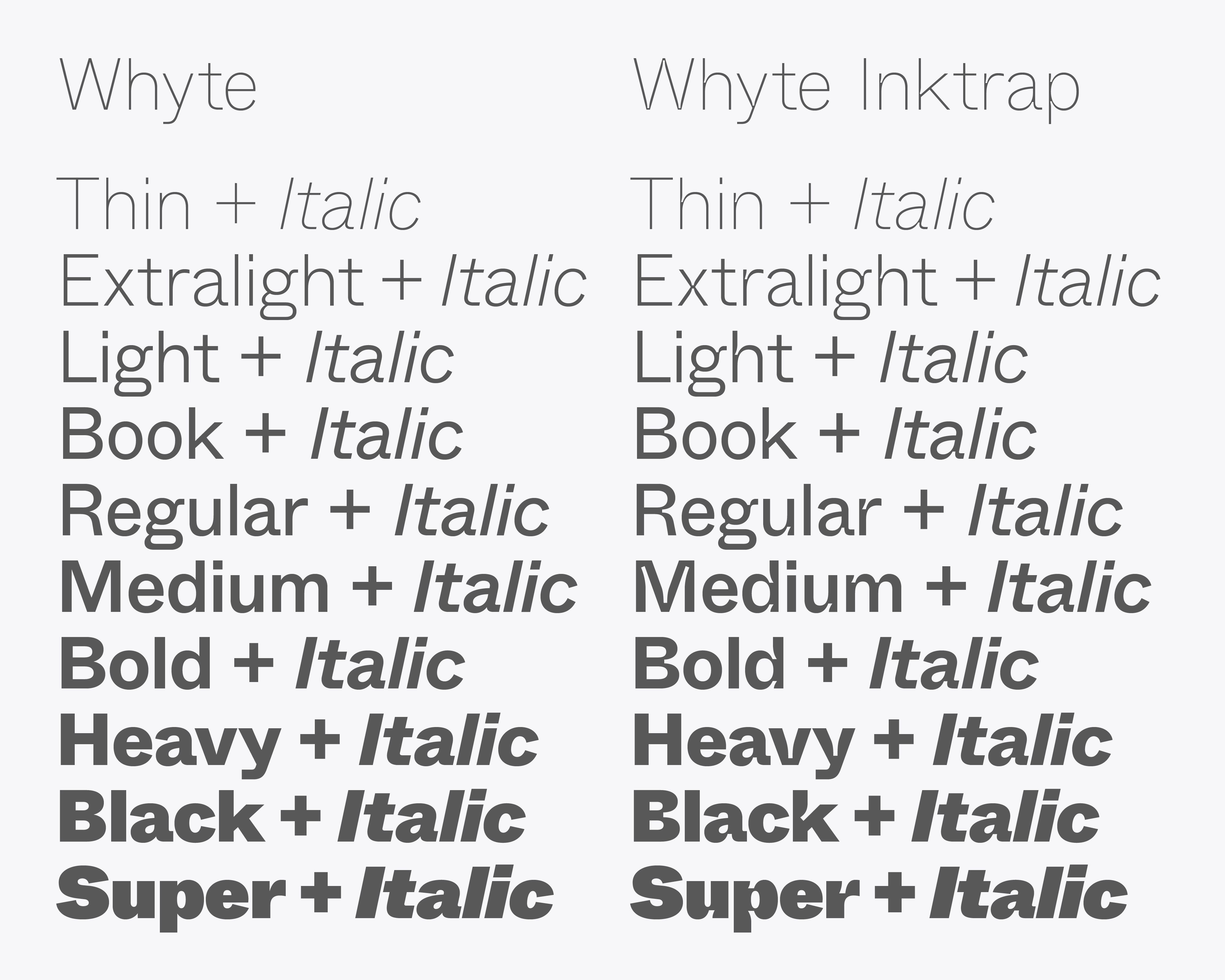 Пример шрифта Whyte Black Italic