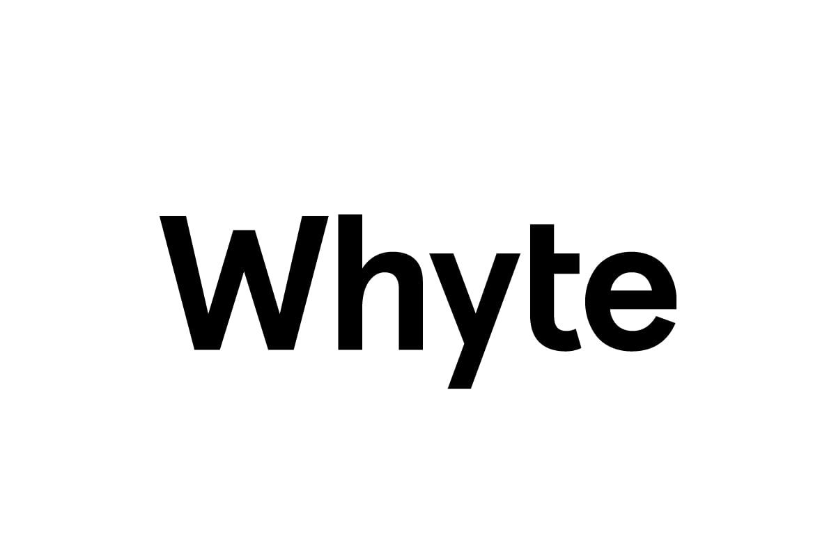 Пример шрифта Whyte