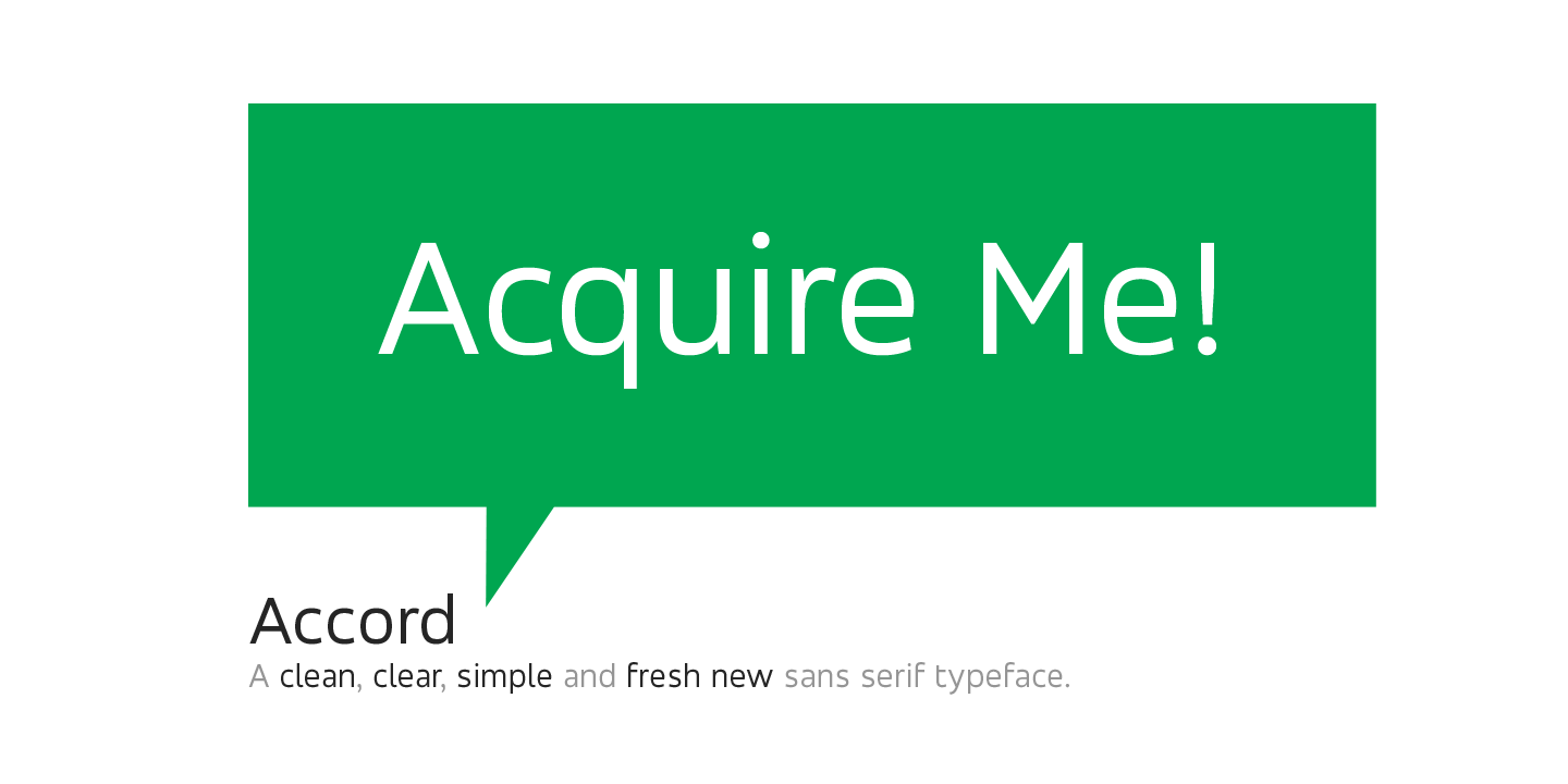 Пример шрифта Accord Medium Italic