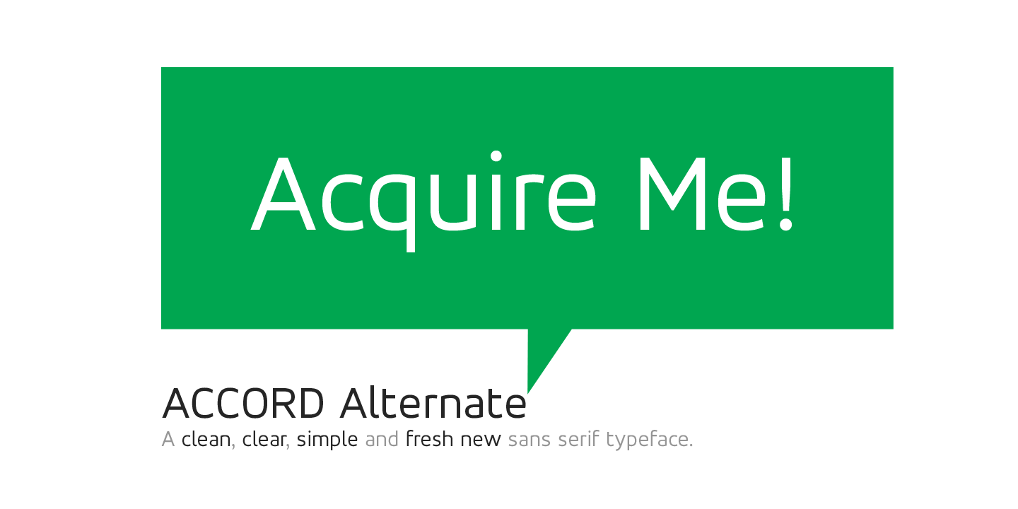 Пример шрифта Accord Alternate Italic