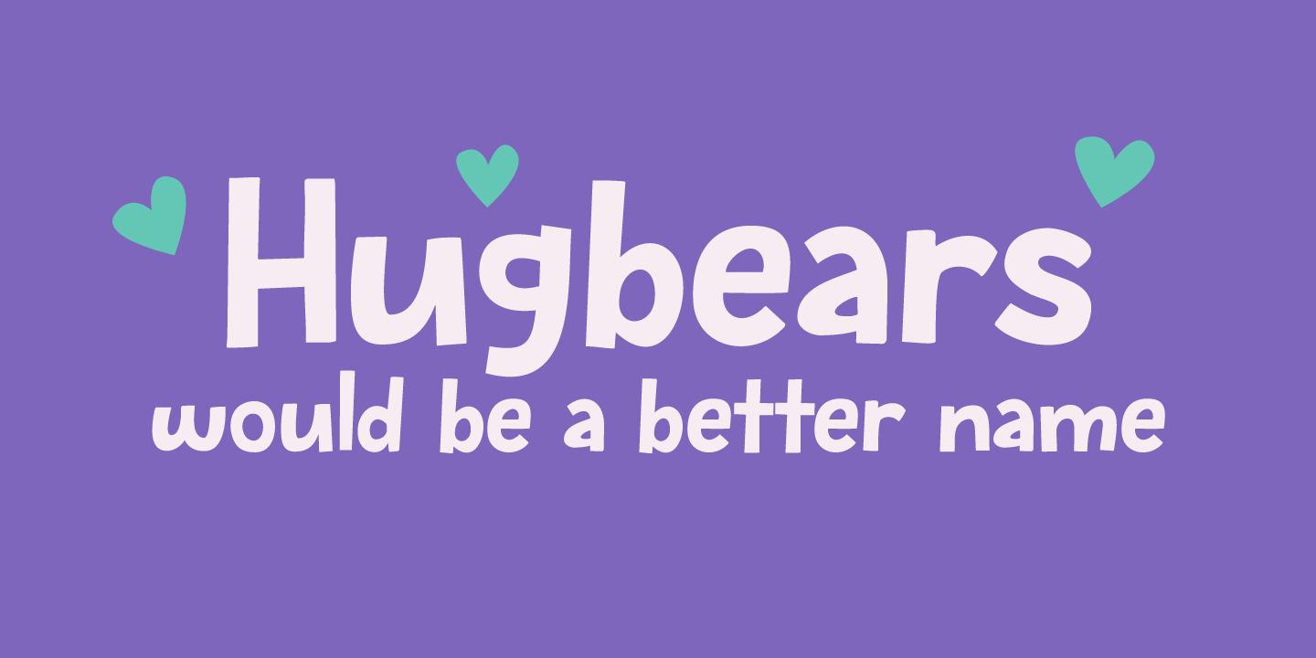 Пример шрифта Bugbear Regular