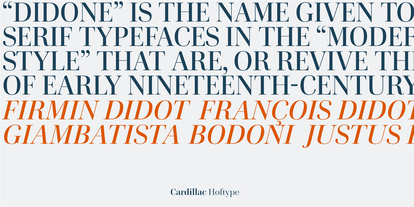 Пример шрифта Cardillac Bold Italic