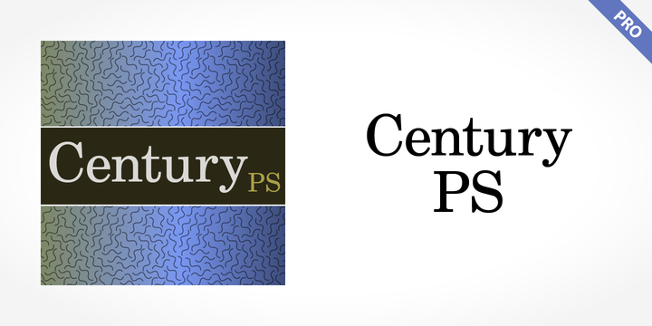 Пример шрифта Century PS Pro