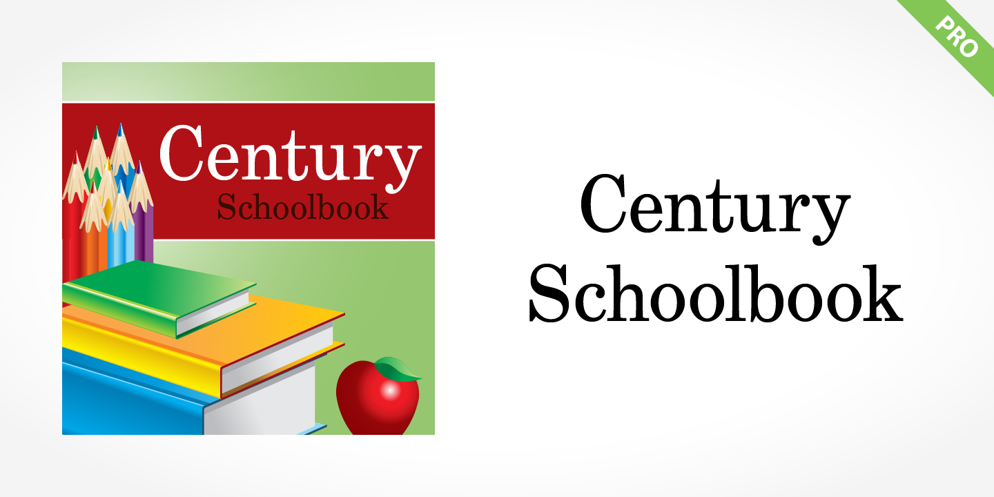 Пример шрифта Century Schoolbook Pro