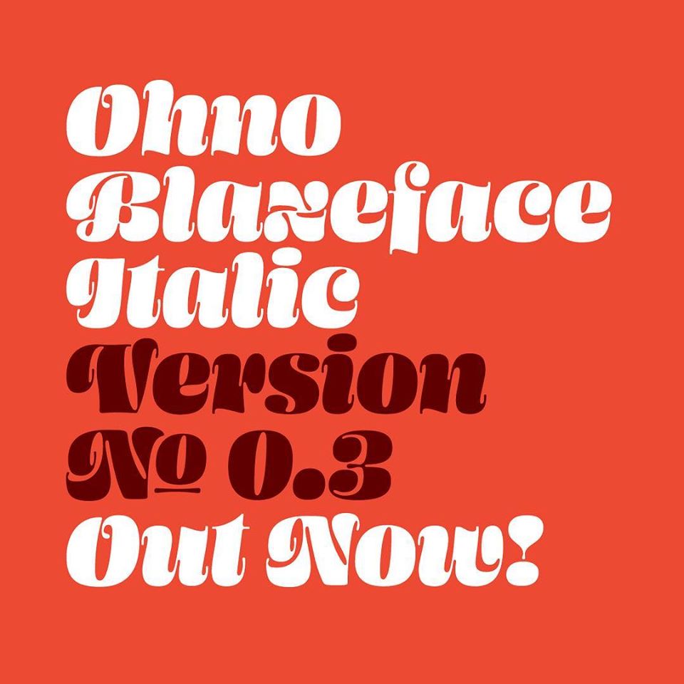 Пример шрифта Ohno Blazeface