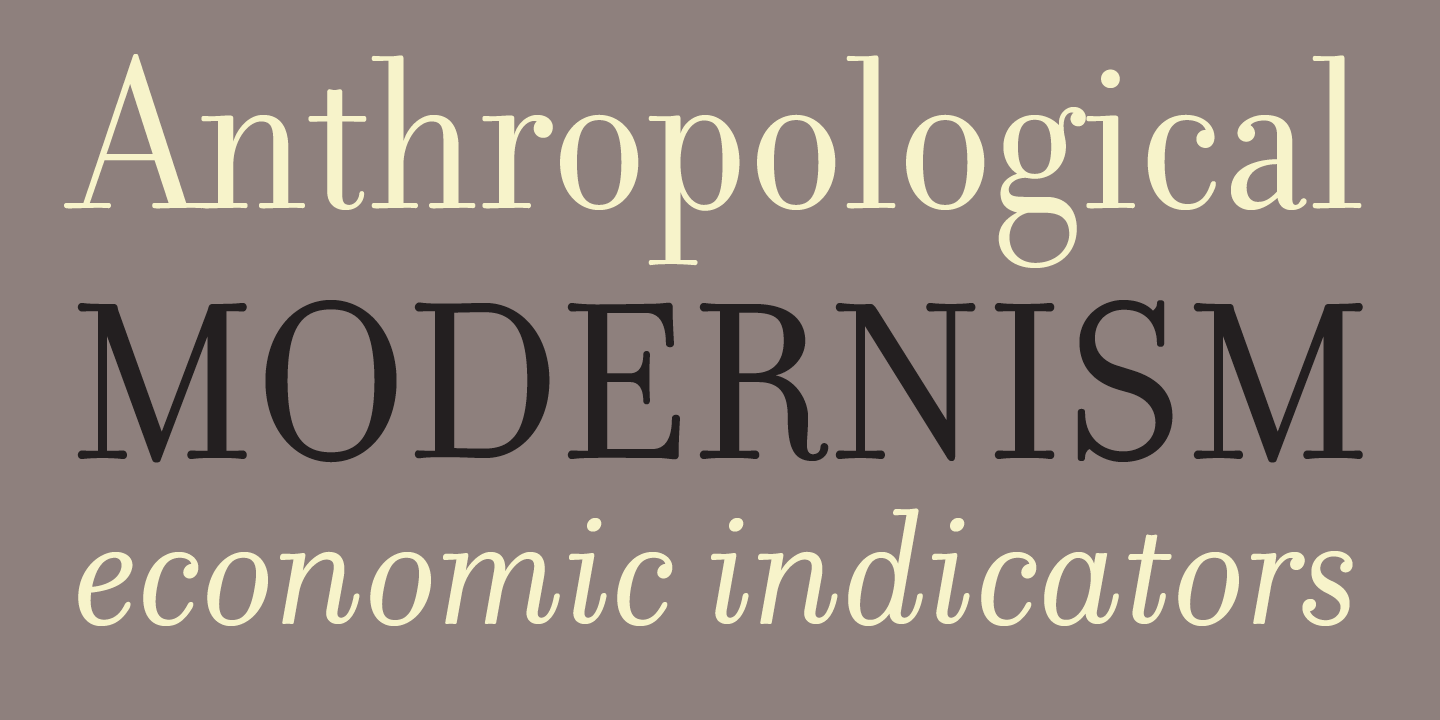 Пример шрифта Filosofia Italic