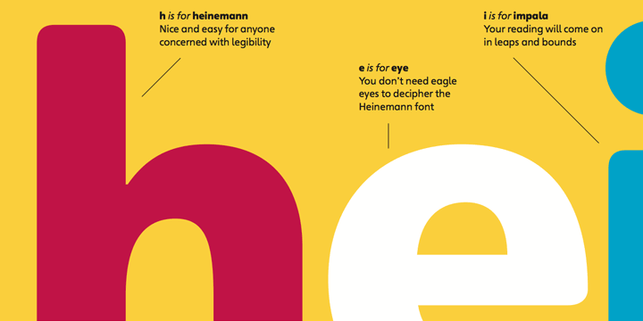 Пример шрифта Heinemann Black