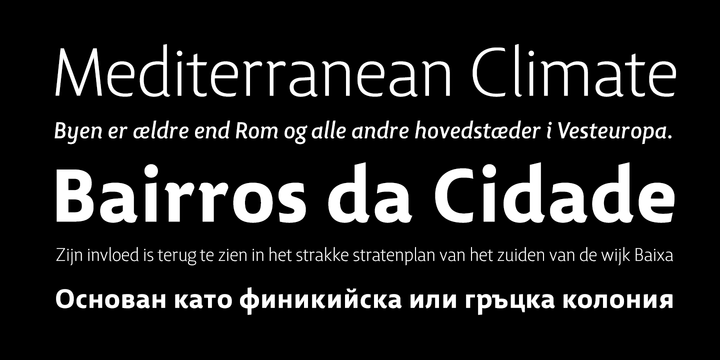 Пример шрифта Lisboa Heavy Italic
