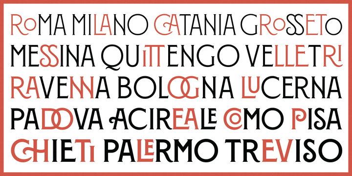 Пример шрифта Montecatini Pro Stretto