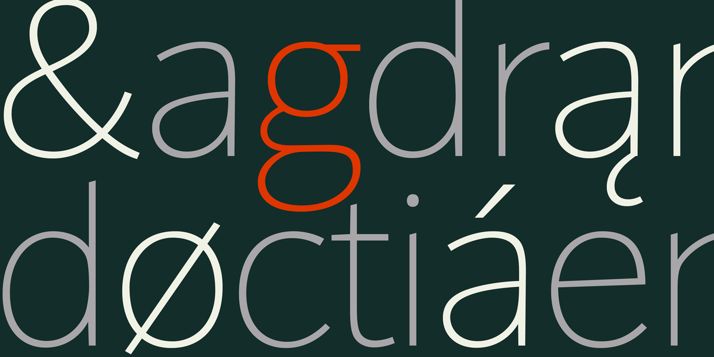 Пример шрифта Sonus Medium Italic