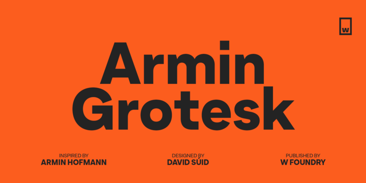 Пример шрифта Armin Grotesk