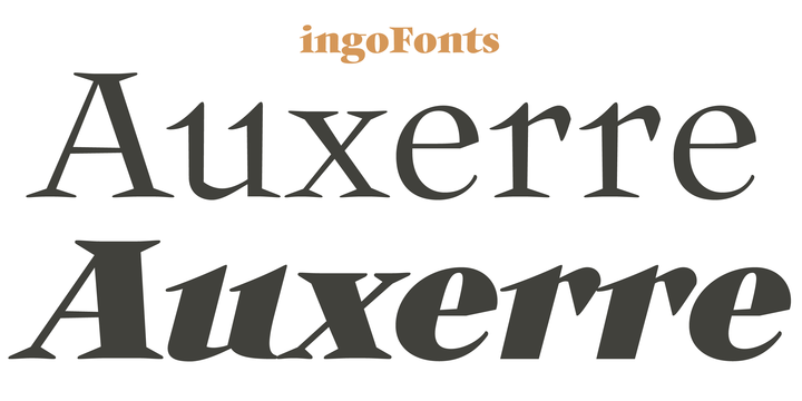 Пример шрифта Auxerre Black Italic