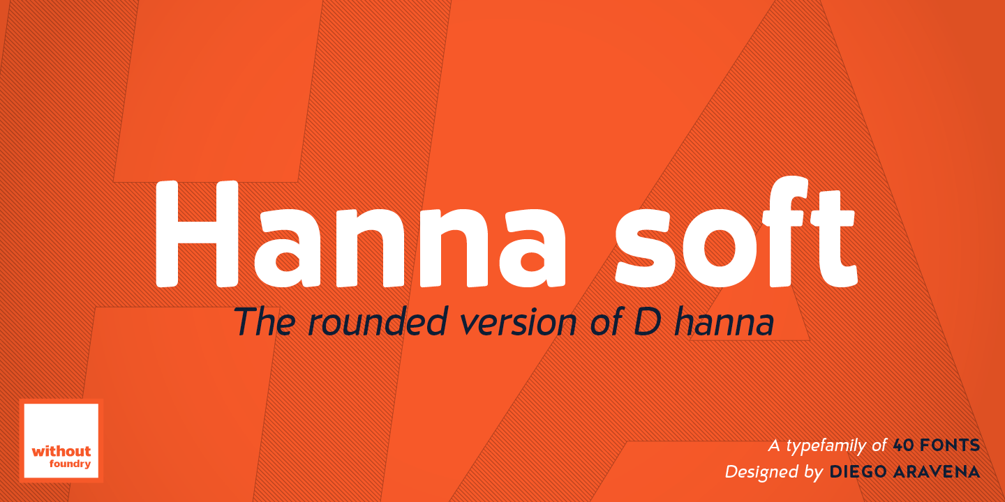 Пример шрифта D Hanna Soft