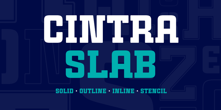 Пример шрифта Cintra Slab