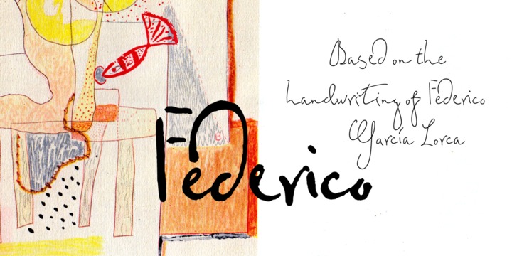 Пример шрифта Federico