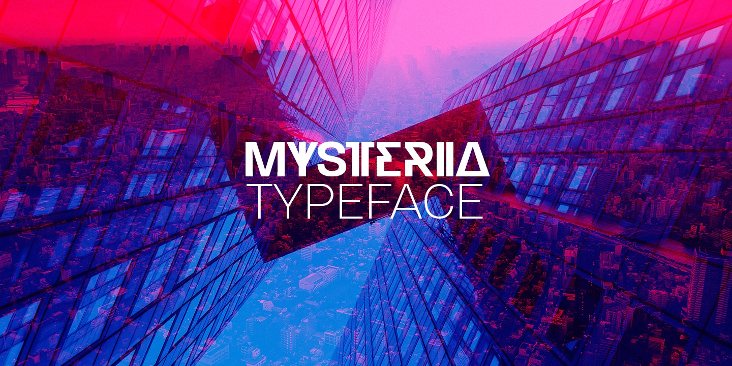 Пример шрифта Mysteria