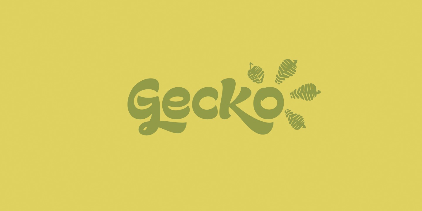 Пример шрифта Gecko