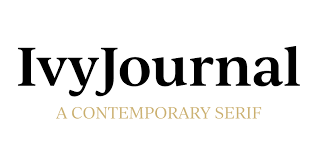 Пример шрифта Ivy Journal Semi Bold Italic