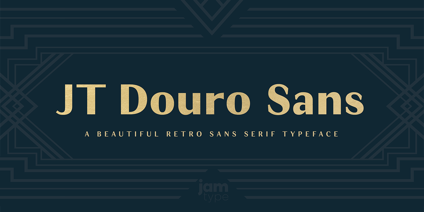 Пример шрифта JT Douro-Sans