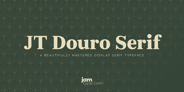 Пример шрифта JT Douro Serif