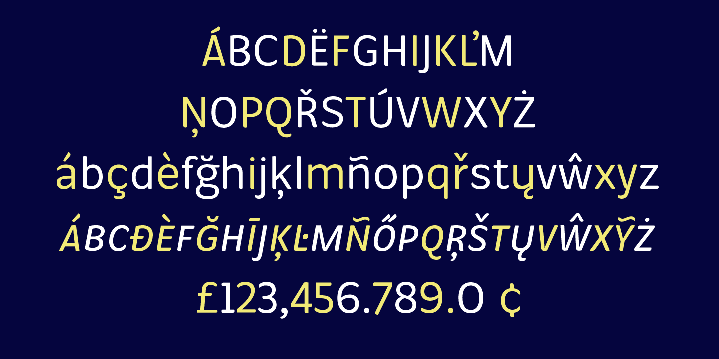 Пример шрифта Condell Bio Light Italic