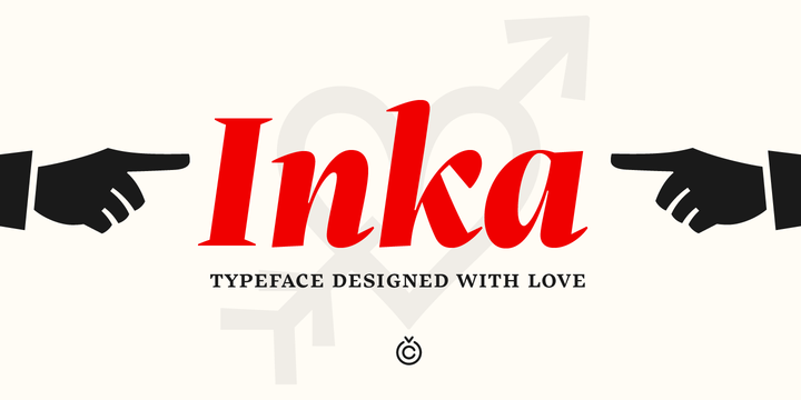 Пример шрифта Inka A