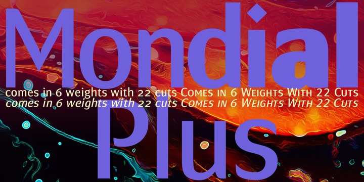 Пример шрифта Mondial Text Bold