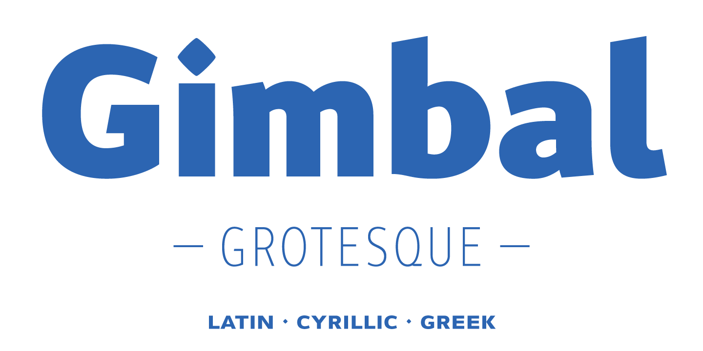 Пример шрифта Gimbal Grotesque Italic