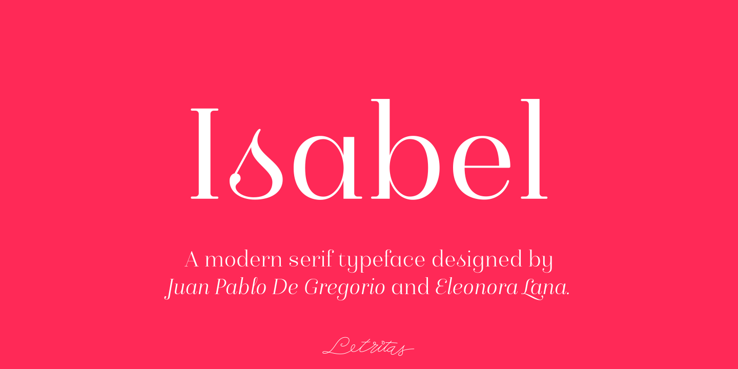 Пример шрифта Isabel Light Italic