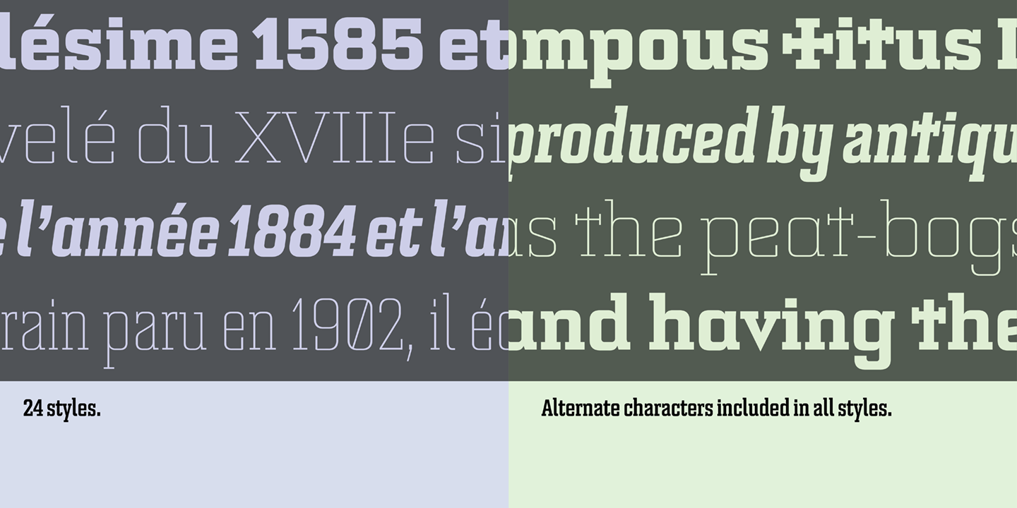Пример шрифта Bourgeois Slab UltraBold Italic