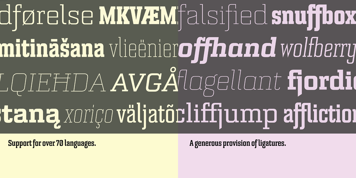 Пример шрифта Bourgeois Slab Medium Italic