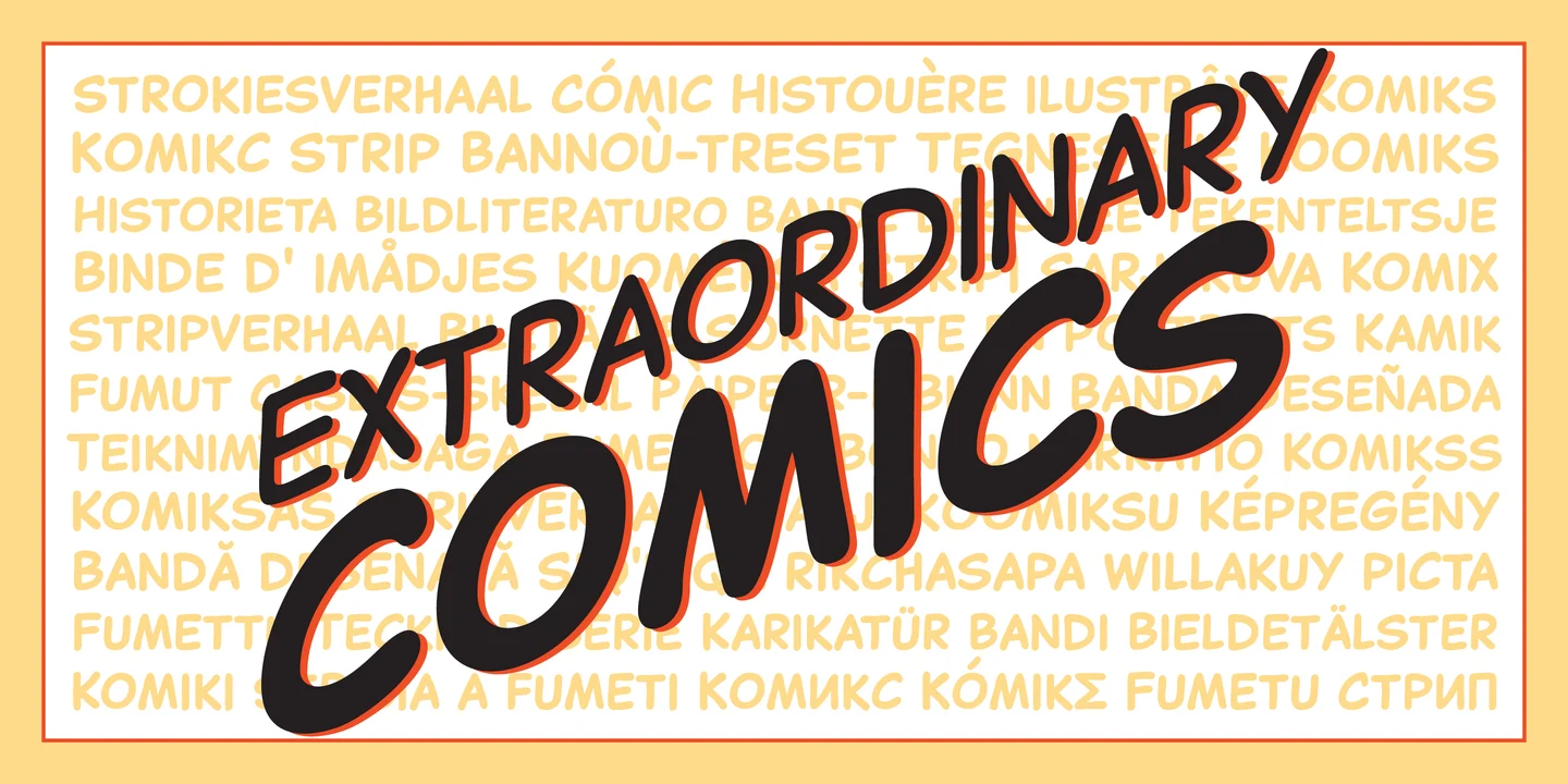 Пример шрифта Captain Comic Italic