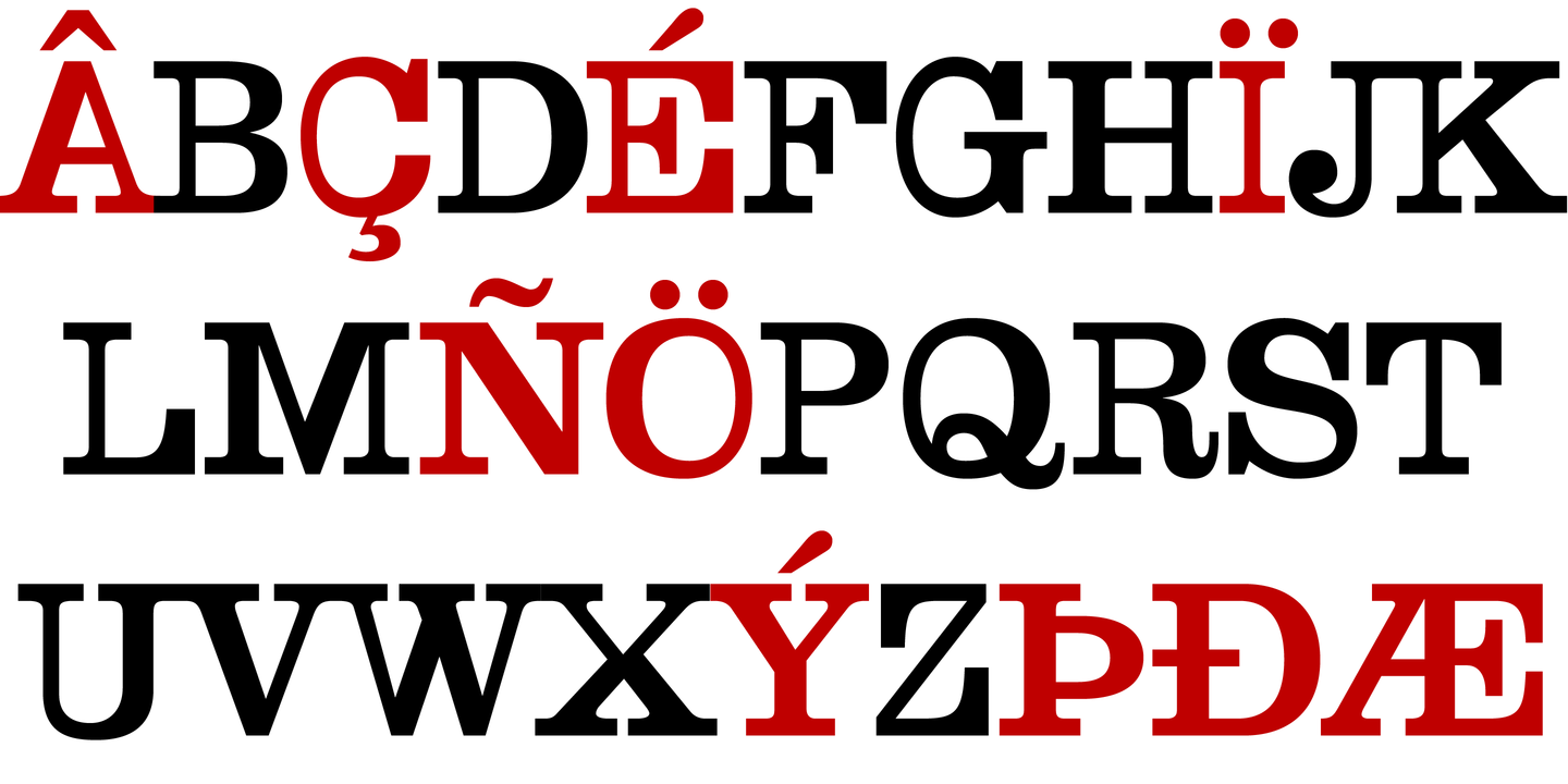 Пример шрифта Deforme Regular