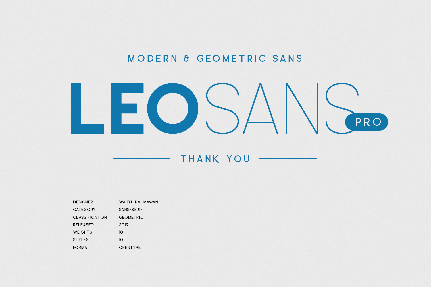 Пример шрифта Leo Sans Pro
