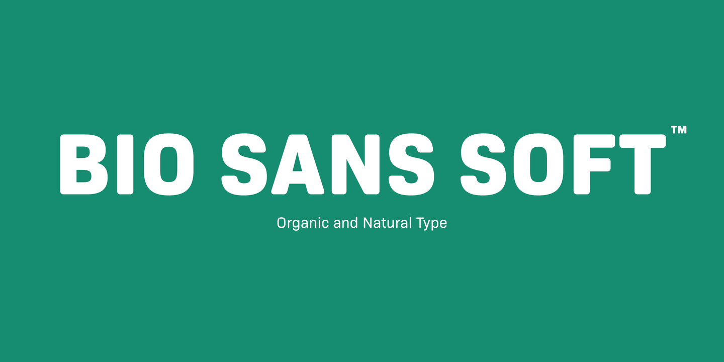 Пример шрифта Bio Sans Soft