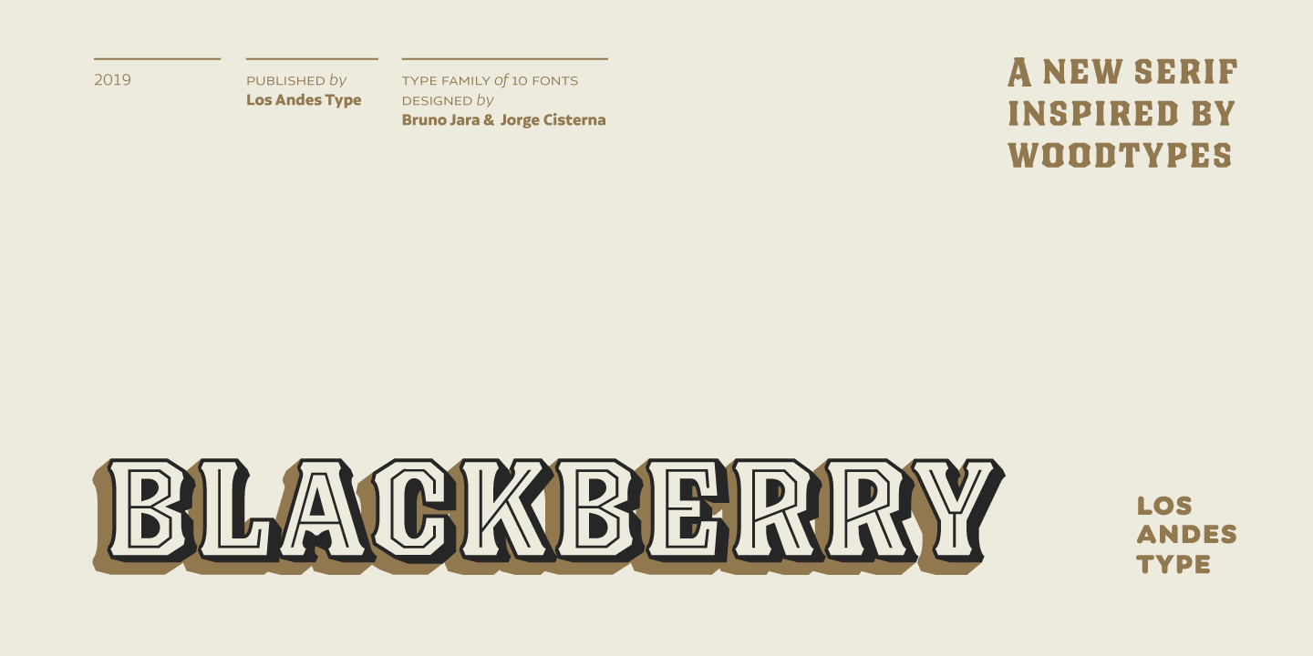 Пример шрифта Blackberry