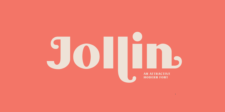 Пример шрифта Jollin