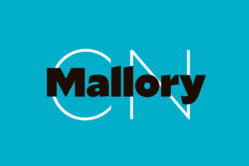 Пример шрифта Mallory