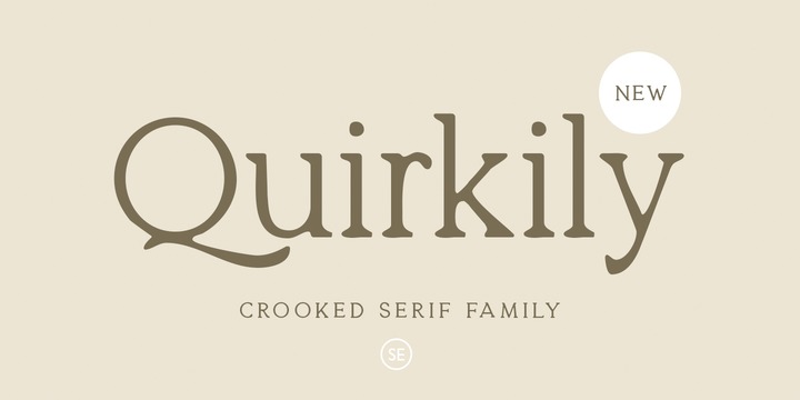 Пример шрифта Quirkily