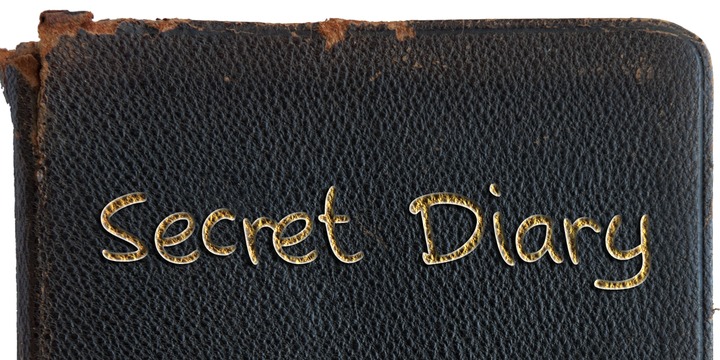 Пример шрифта Secret Diary