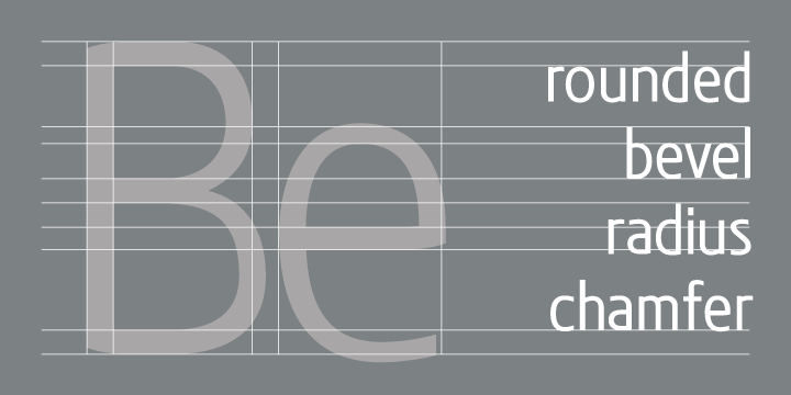 Пример шрифта Beval Regular