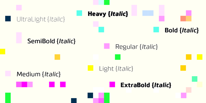 Пример шрифта Bitner Ultra Light Italic