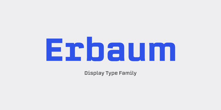 Пример шрифта Erbaum