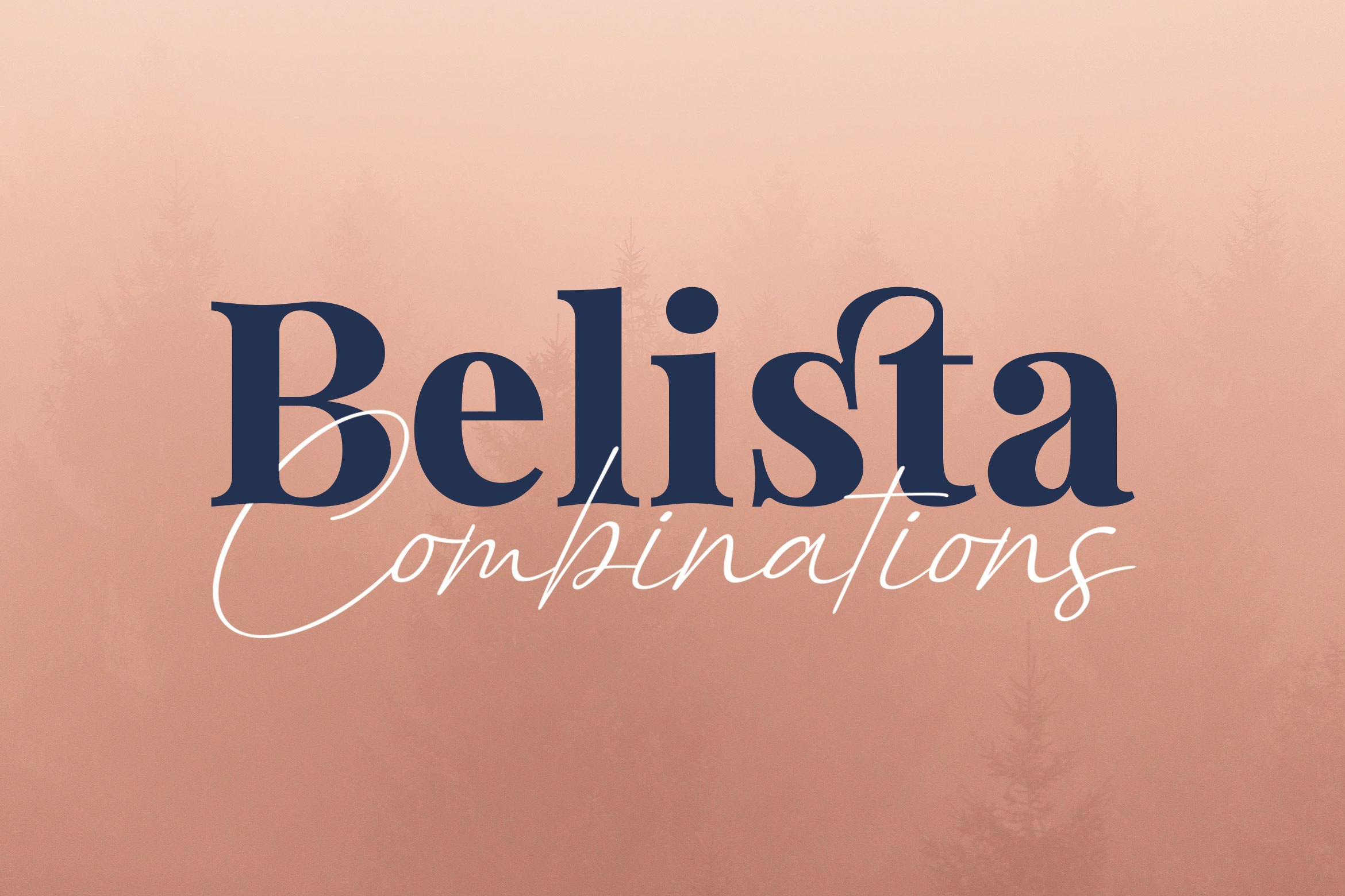 Пример шрифта Belista