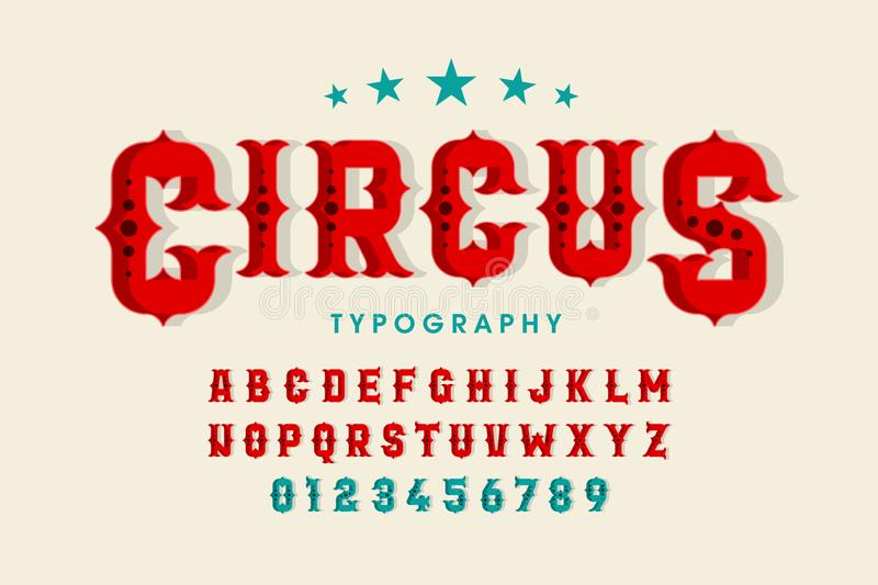 Пример шрифта The Circus