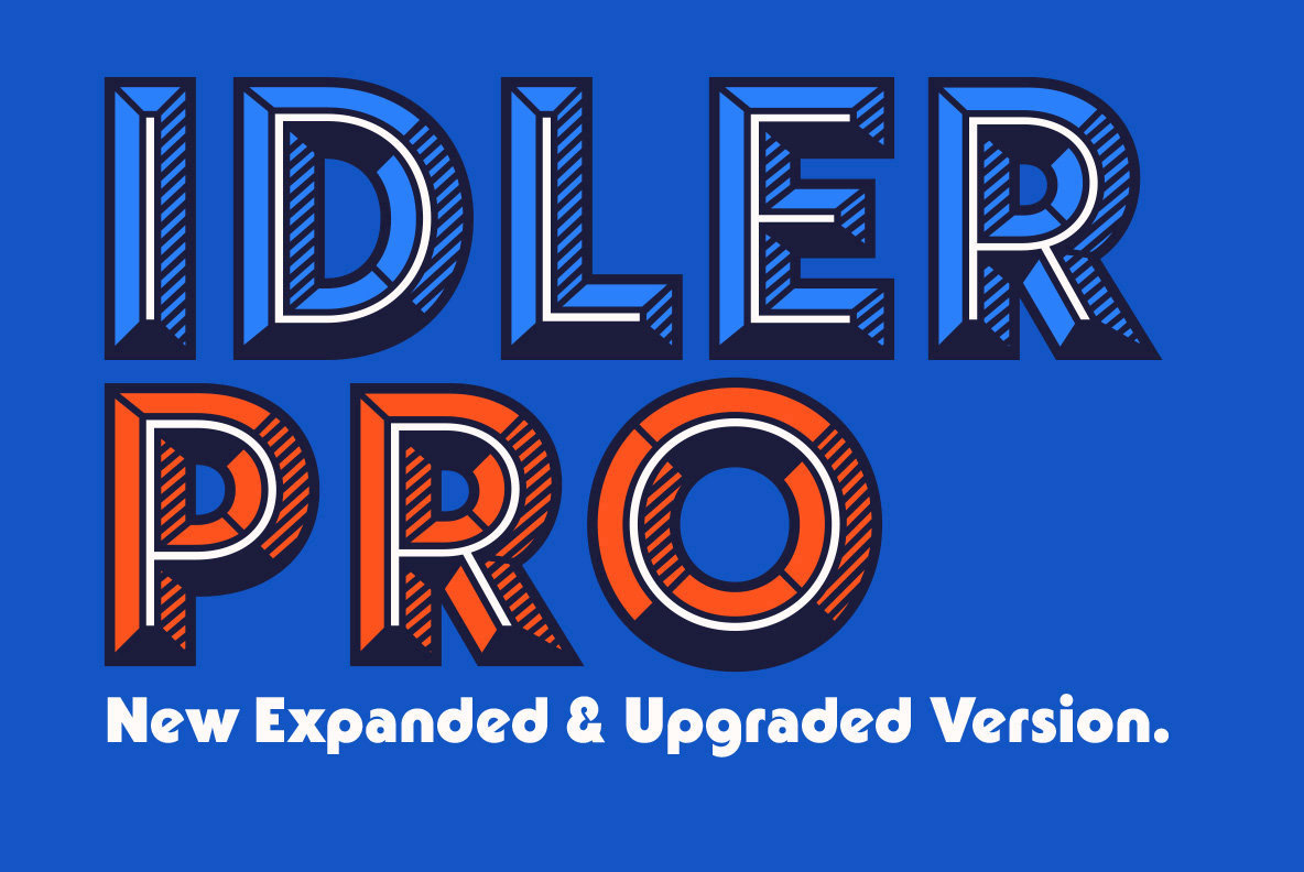 Пример шрифта Idler Pro