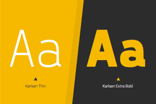 Пример шрифта Karlsen SemiBold Italic