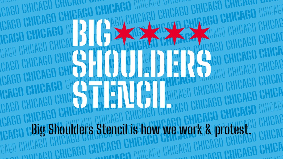 Пример шрифта Big Shoulders Stencil Text